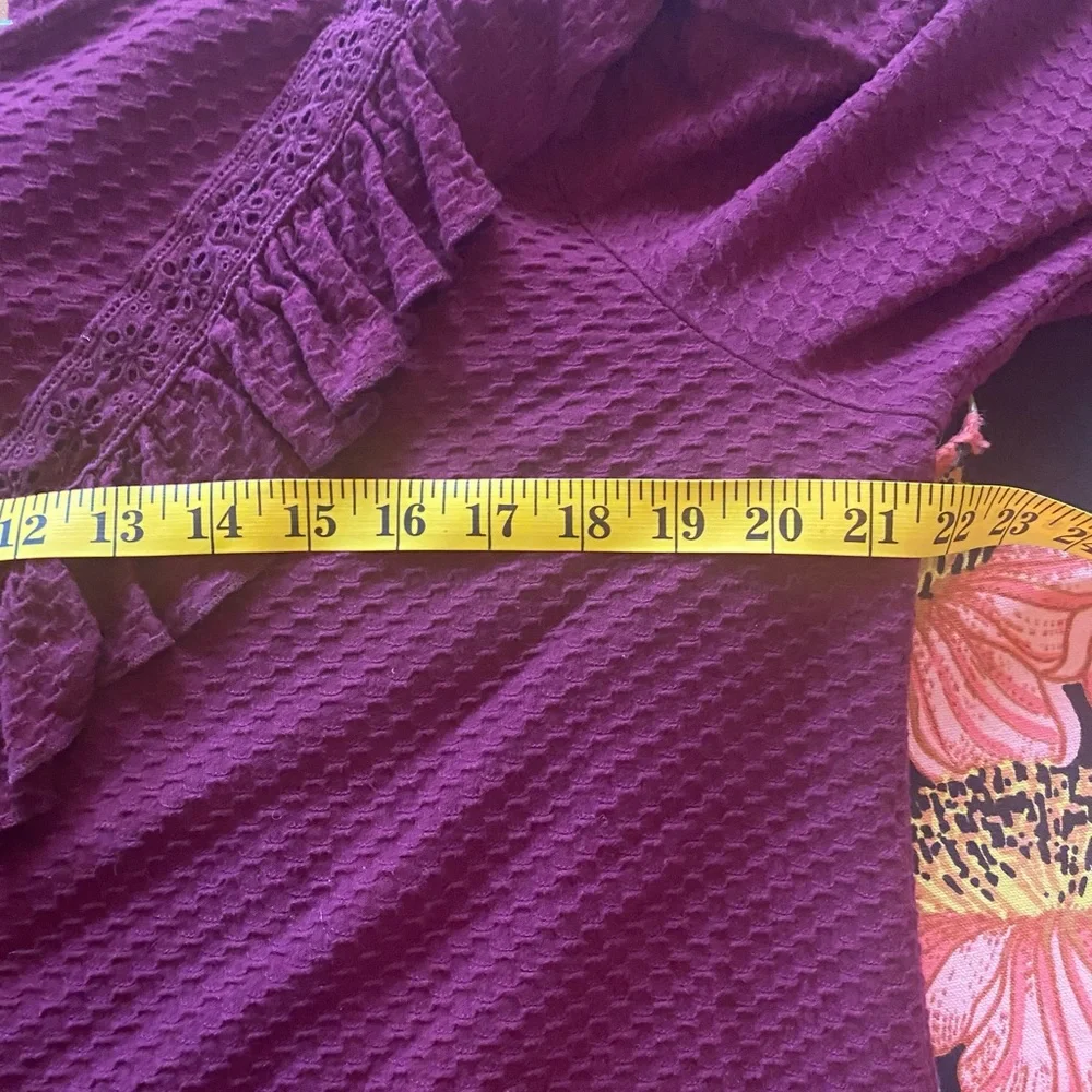 J. Crew pin tuck Edwardian ruffle Cottagecore boho prairie balloon sleeve top L